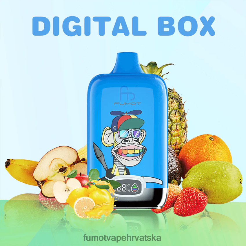 Fumot Hrvatska | jagoda pomp (šipak) Z0020B151 jednokratni vape pod 12000 - 20 ml (1 komad) Fumot Digital Box