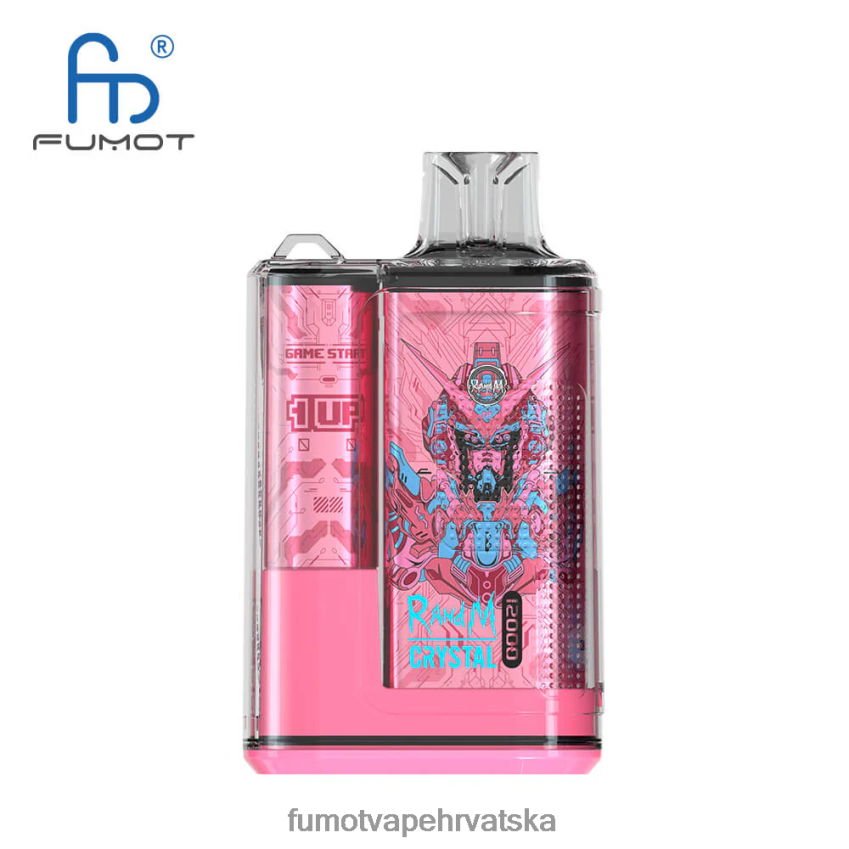 Fumot Vape Review | bobica malina trešnja Z0020B256 12000 jednokratna kutija za vape - 20 ml (1 komad) Fumot Crystal