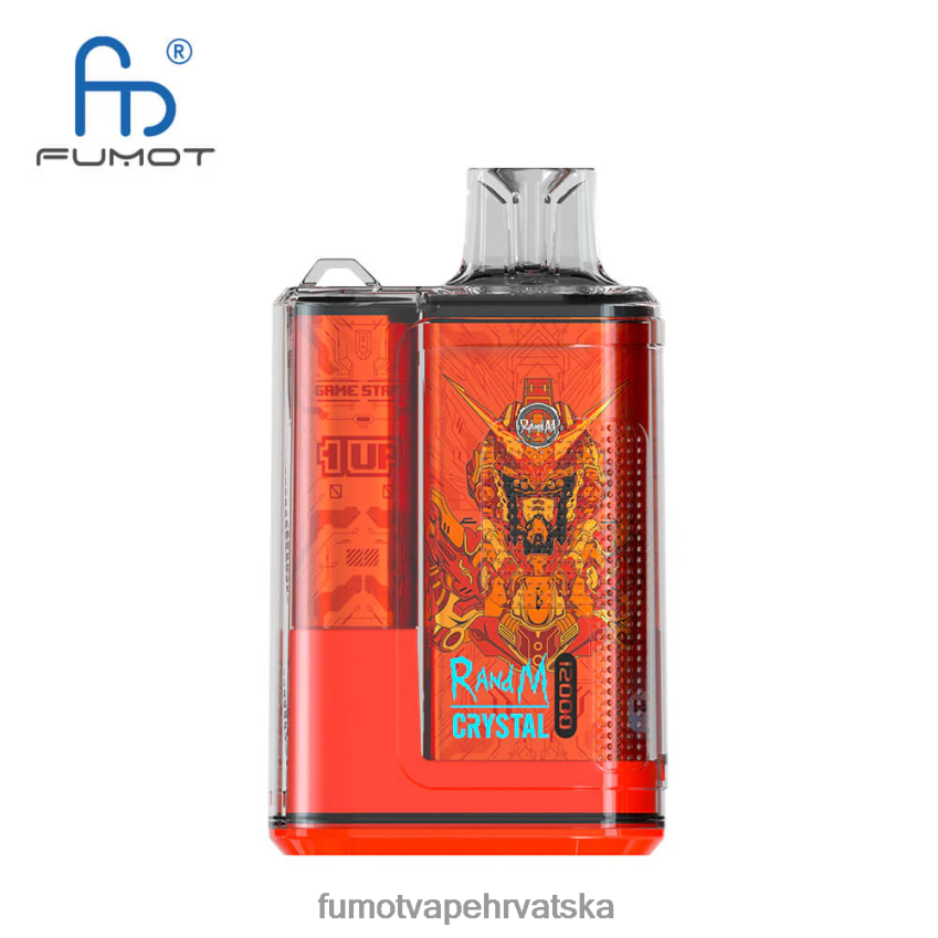 Fumot Vape Review | led od lubenice Z0020B286 20 ml 12000 jednokratna kutija za vape (1 komad) Fumot Crystal