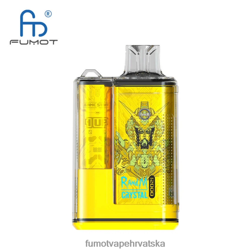 Fumot Vape Sale | plavi razz led Z0020B257 12000 jednokratna kutija za vape - 20 ml (1 komad) Fumot Crystal
