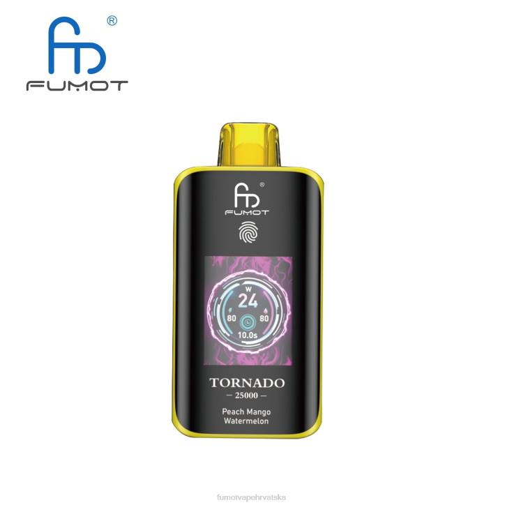 Fumot Tornado 25000 vape za jednokratnu upotrebu breskva mango lubenica TL209 Fumot Vape Price