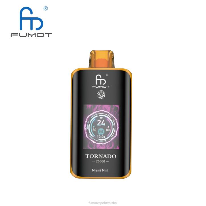 Fumot Tornado 25000 vape za jednokratnu upotrebu miami mint TL208 Fumot Discount Code