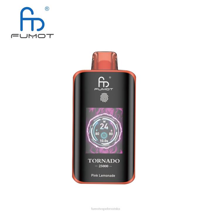 Fumot Tornado 25000 vape za jednokratnu upotrebu ružičasta limunada TL2010 Fumot Store