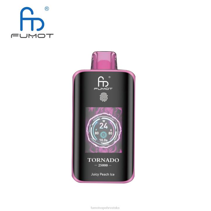 Fumot Tornado 25000 vape za jednokratnu upotrebu sočan led od breskve TL207 Fumot Vape Sale