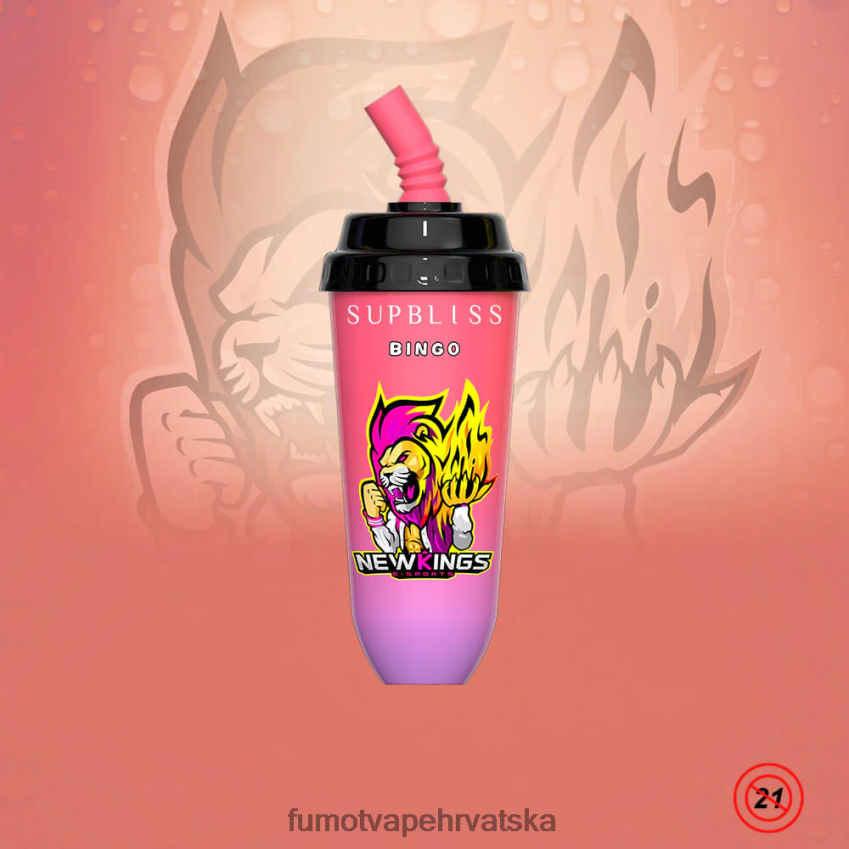 Fumot Vape Hrvatska | ljubav66 Z0020B402 16 ml 8000 jednokratni uređaj za vape pod (1 komad) Fumot Supbliss Bingo