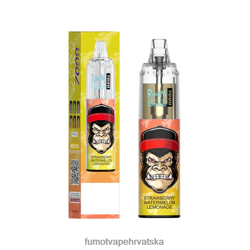 Fumot Hrvatska | ružičasti prasak Z0020B91 14 ml (1 komad) 7000 jednokratne vape olovke Fumot Tornado