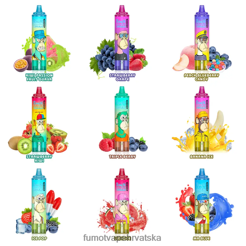 Fumot Vape Hrvatska | miješano bobičasto voće Z0020B192 25ml 15000 jednokratni vape (1 komad) Fumot Tornado