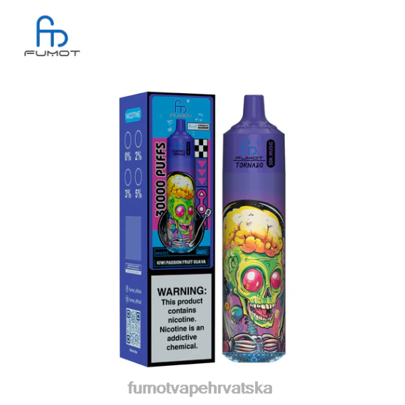 Fumot Vapes - Fumot Tornado 30k glazbe kivi marakuja guava 40NZP14