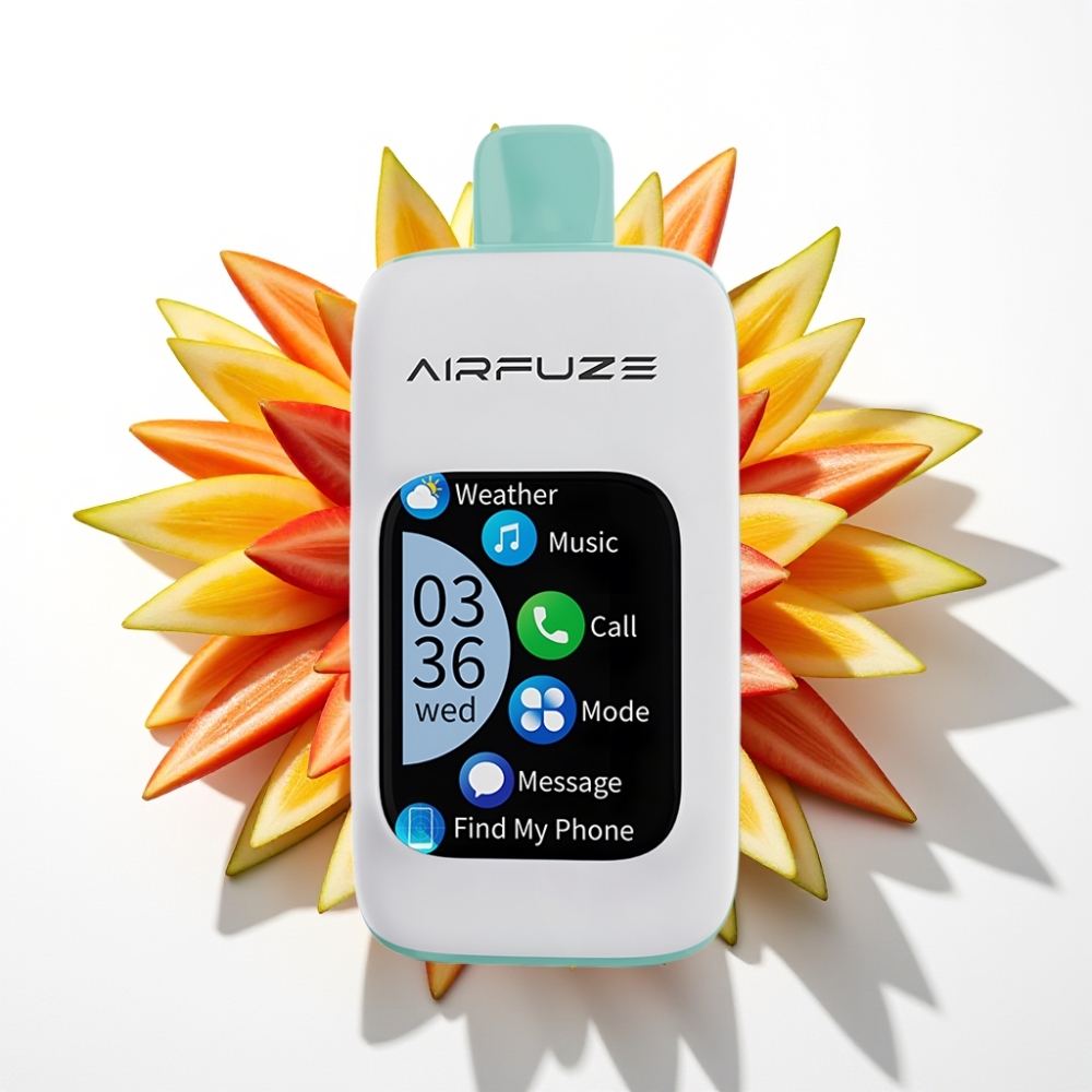 AirFuze Smart 30000 Puffs Dizpozabilni Pod s Okusom Rakete Voćne Mješavine i 900mAh Baterijom