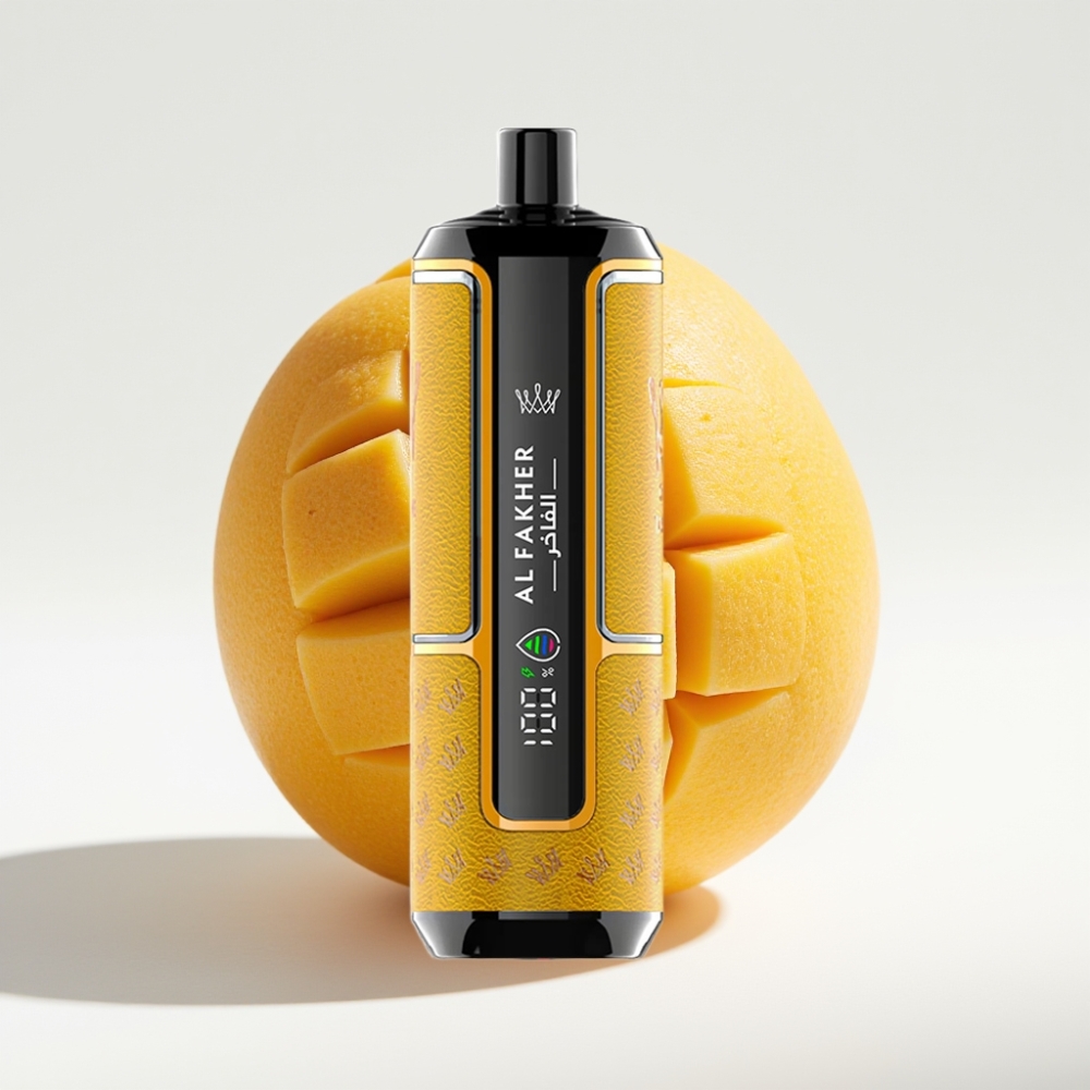 Al Fakher Crown Bar 15K Hypermax Jednokratna Vape Pen Mango Led 22ml