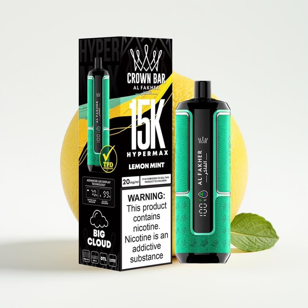Al Fakher Crown Bar 15K Hypermax Limun Metvica