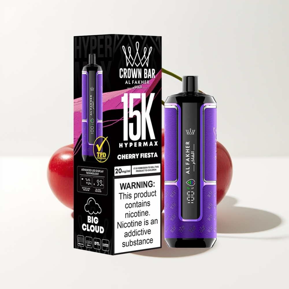 Al Fakher Crown Bar 15K Hypermax Trešnja Fiesta