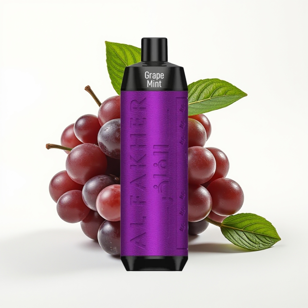 Al Fakher Crown Bar 8000 Crystal Jednokratna Vape Grožđe Mentol