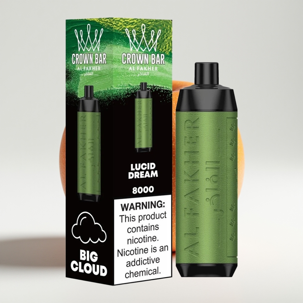 Al Fakher Crown Bar 8000 Crystal Jednokratna Vape Lucid San