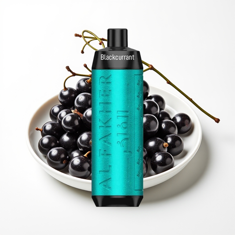 Al Fakher Crown Bar 8000 Crystal Puffova 18ml Crni Ribizl Led