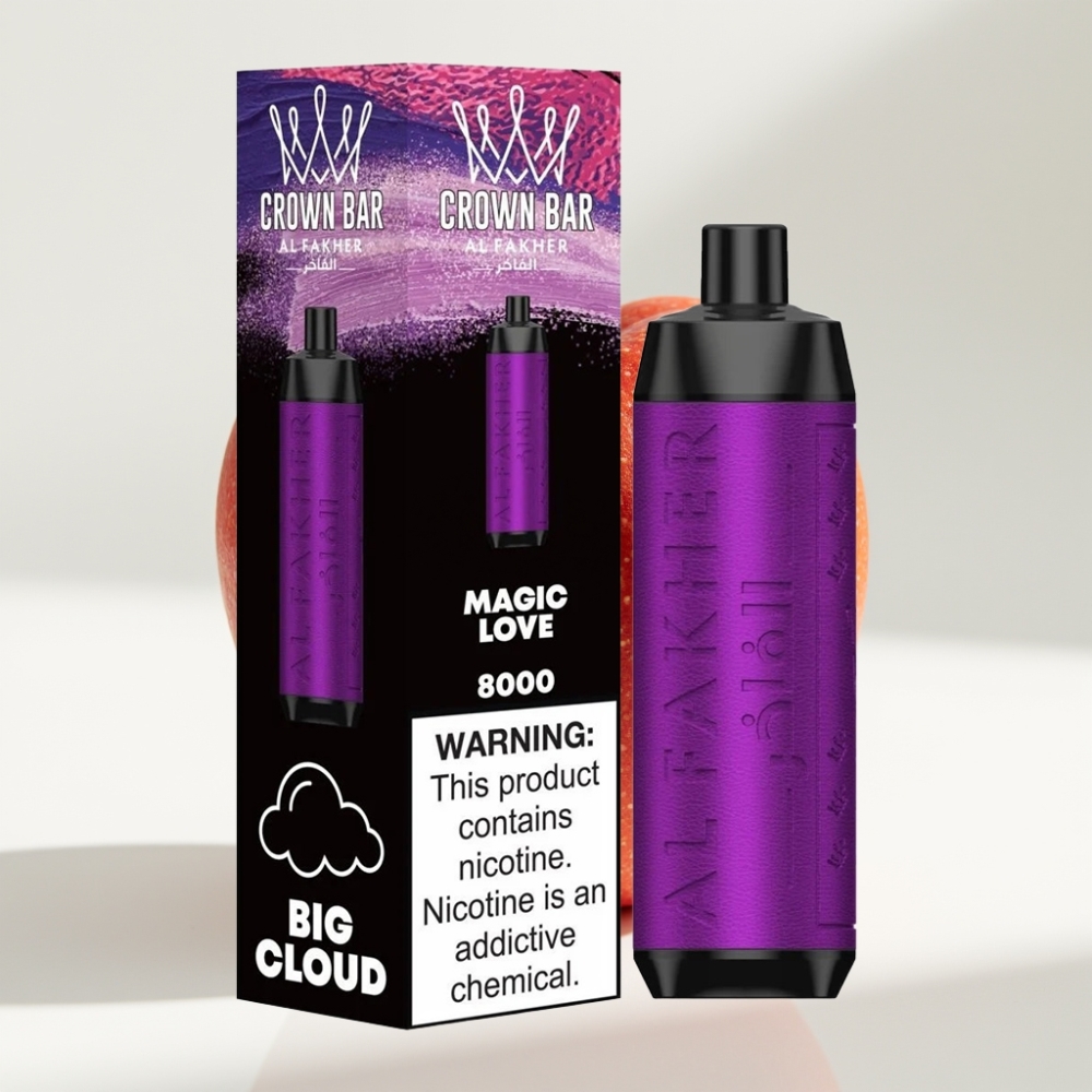 Al Fakher Crown Bar 8000 Crystal Čarobna Ljubav 18ml