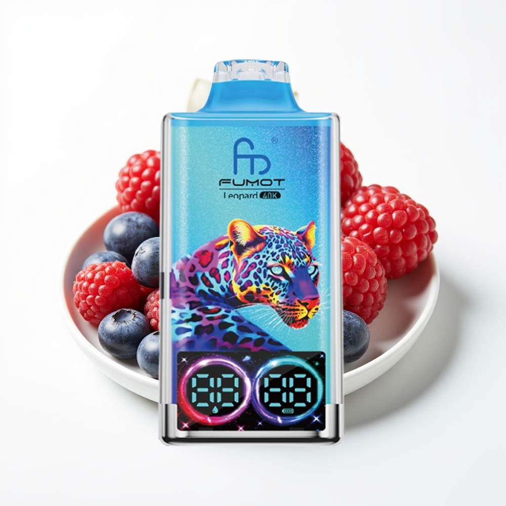 Fumot Leopard 40000 Pufova Dual Mesh Borovnica Malina