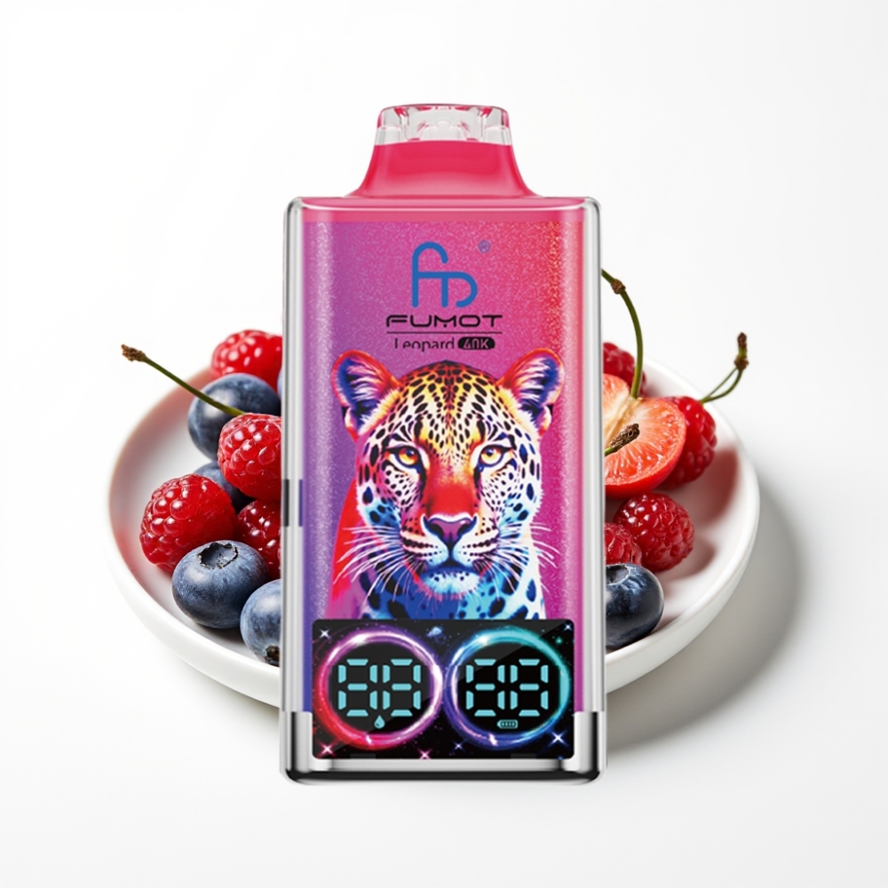 Fumot Leopard 40K Puffs Dual Mesh Aroma: Borovnica Trešnja Brusnica