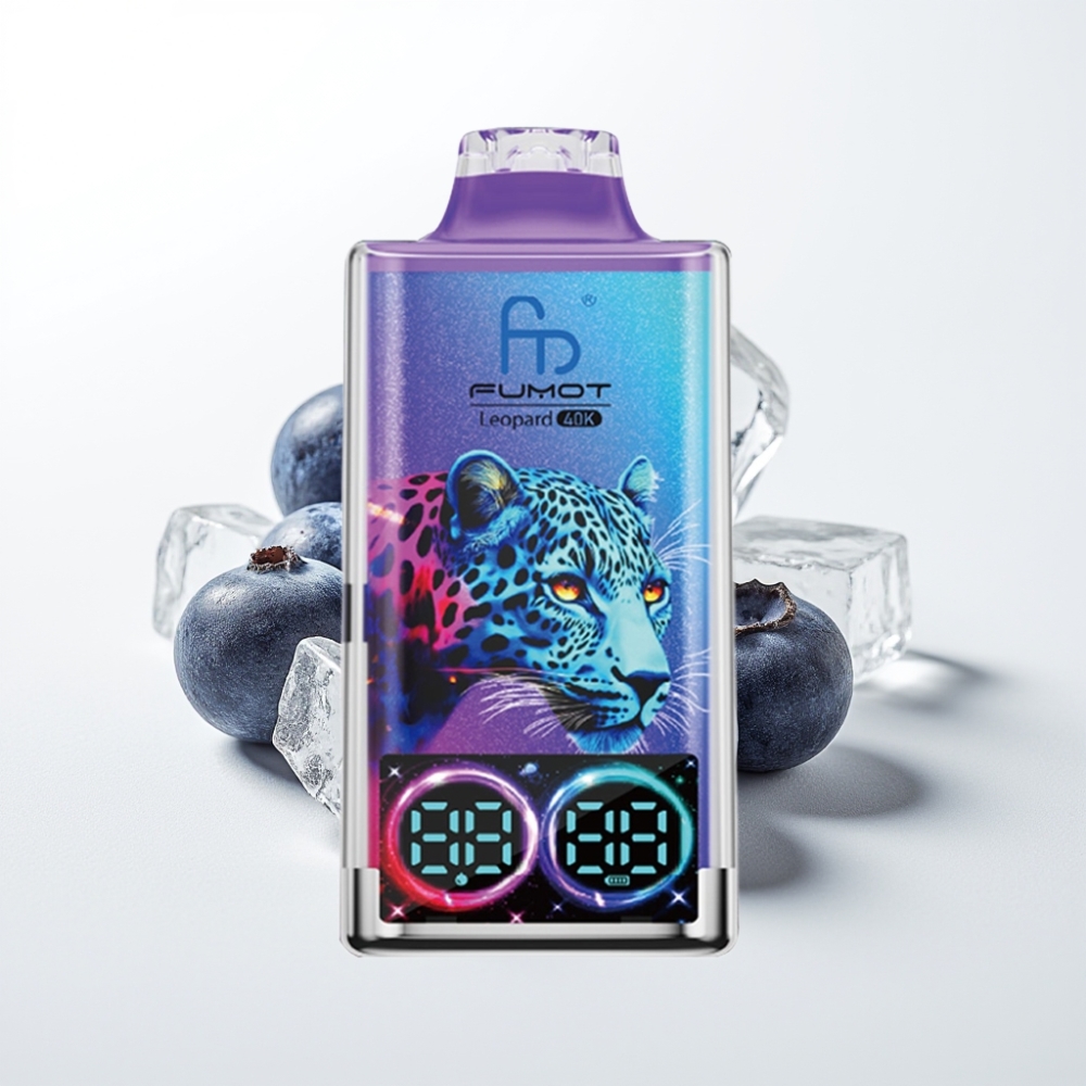 Fumot Leopard 40K Puffs Dual Mesh Borovnica na Ledu