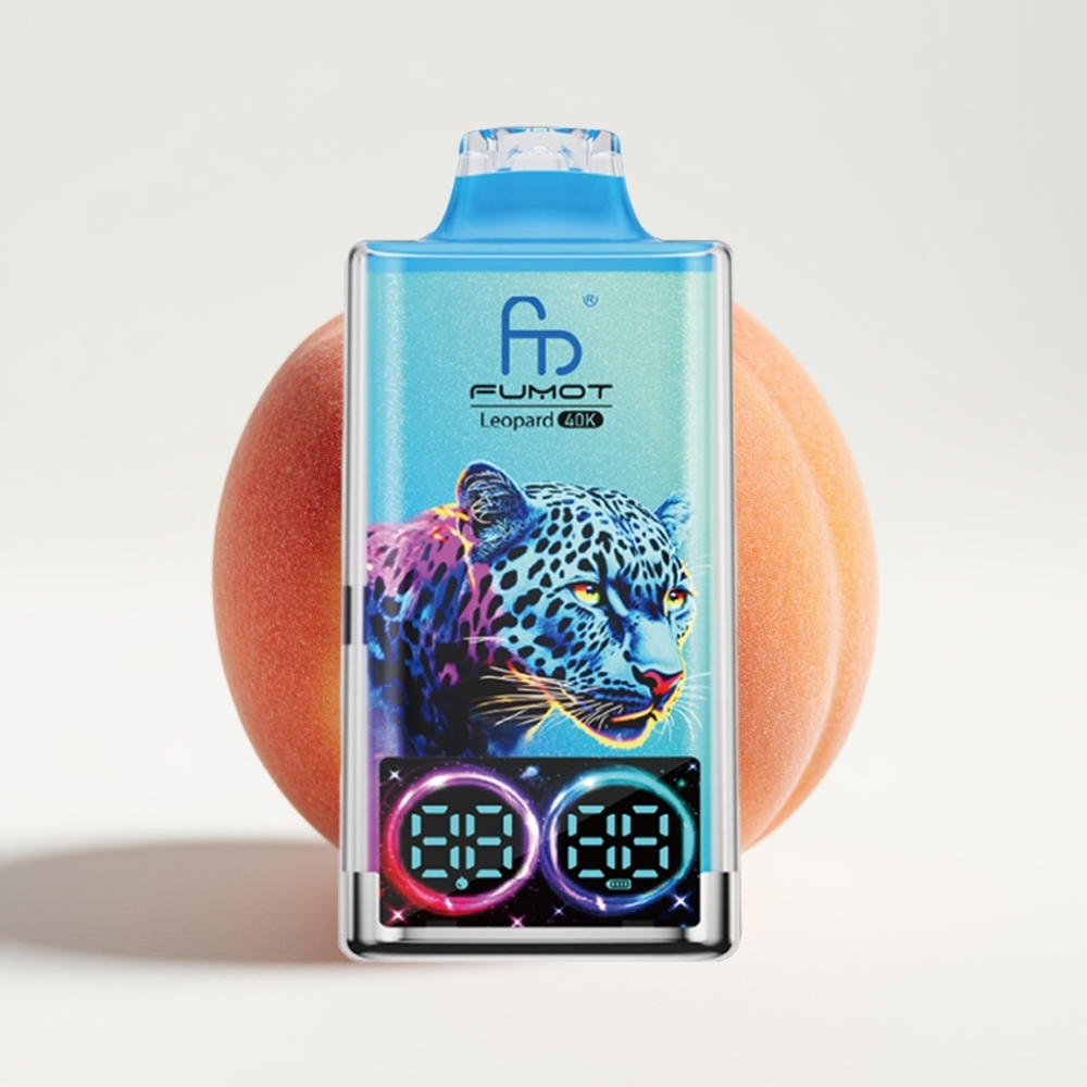 Fumot Leopard 40K Puffs Dual Mesh Brestika Jagoda