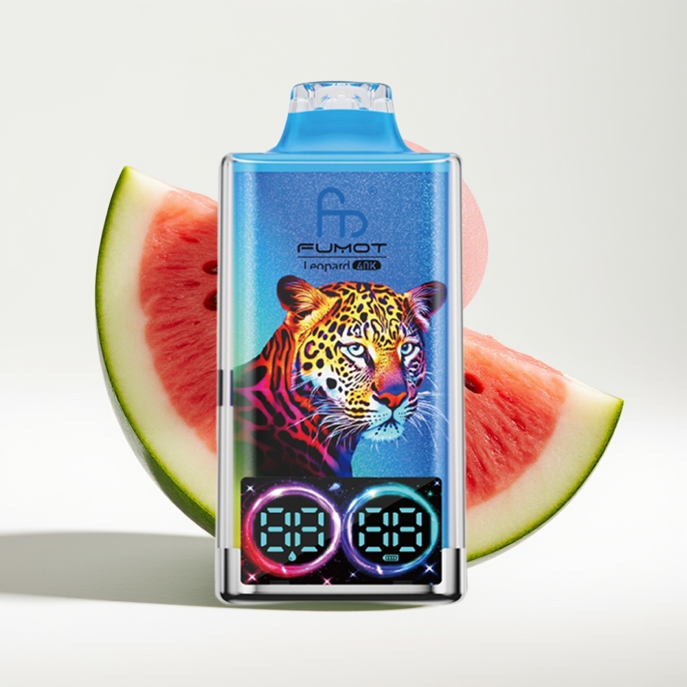 Fumot Leopard 40K Puffs Dual Mesh Bubalica od lubenice