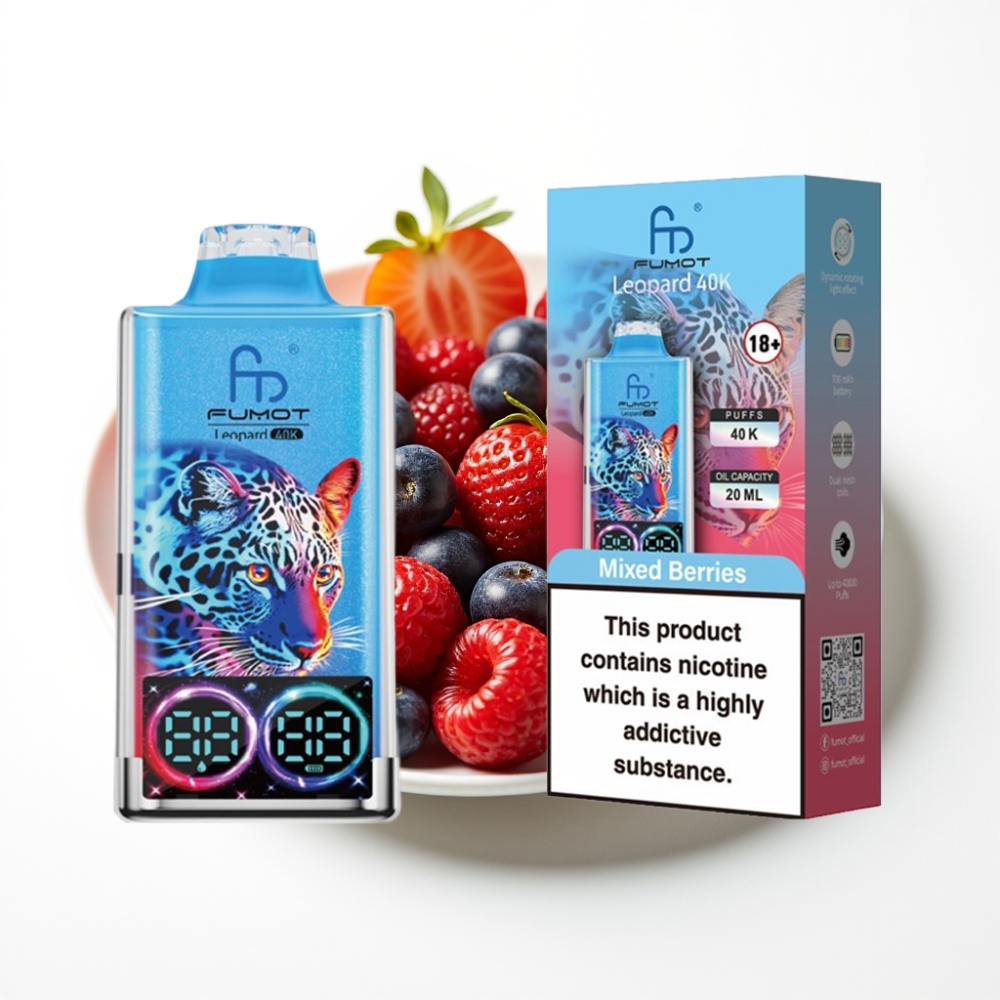 Fumot Leopard 40K Puffs Dual Mesh Mješovito Voće