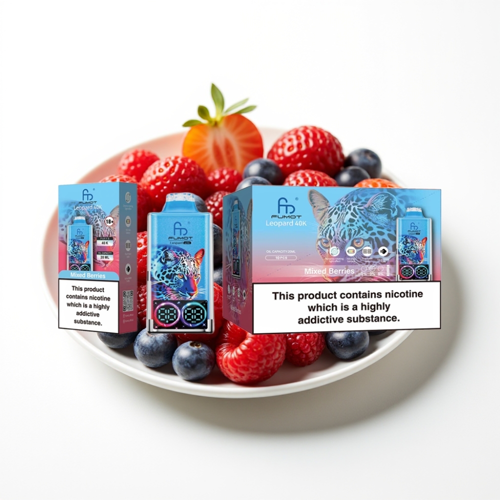 Fumot Leopard 40K Puffs Dual Mesh Mješovito Voće