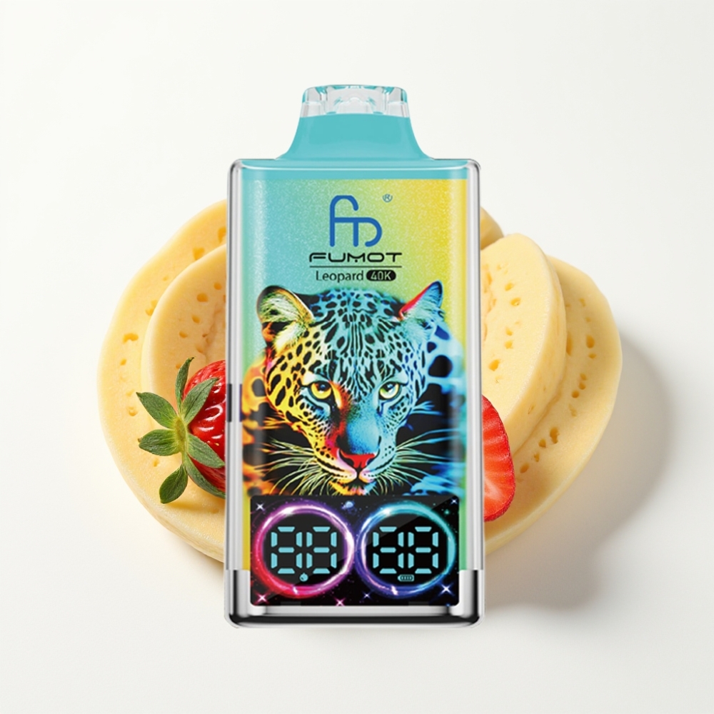 Fumot Leopard 40K Puffs Dvostruka Mreža Jagoda Banana