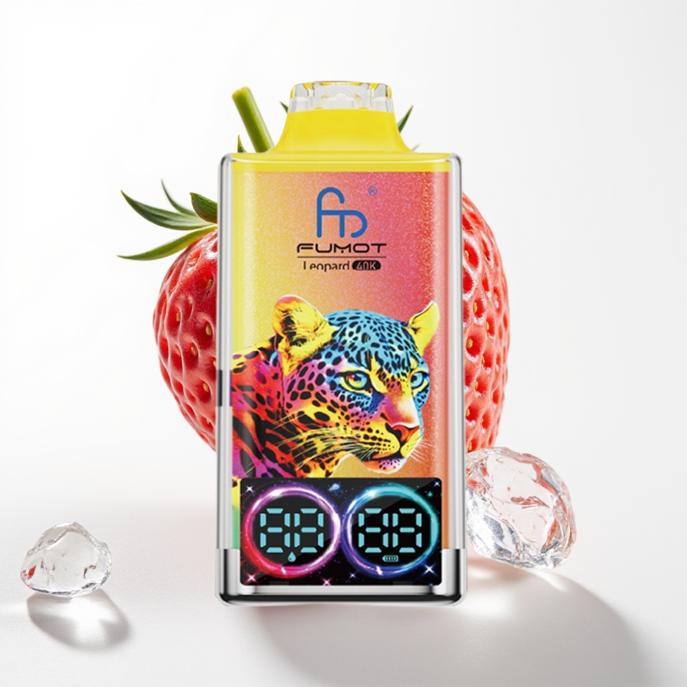 Fumot Leopard 40K Puffs Jagoda Led Dual Mesh