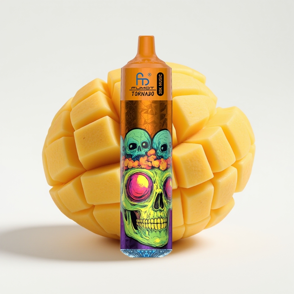 Fumot RandM Tornado 30000 Puffs 30mL Trostruki Mango