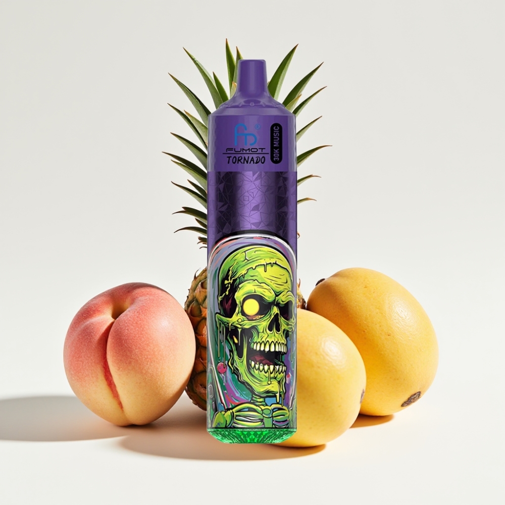 Fumot RandM Tornado 30000 Puffs LED Brestika Mango Ananas