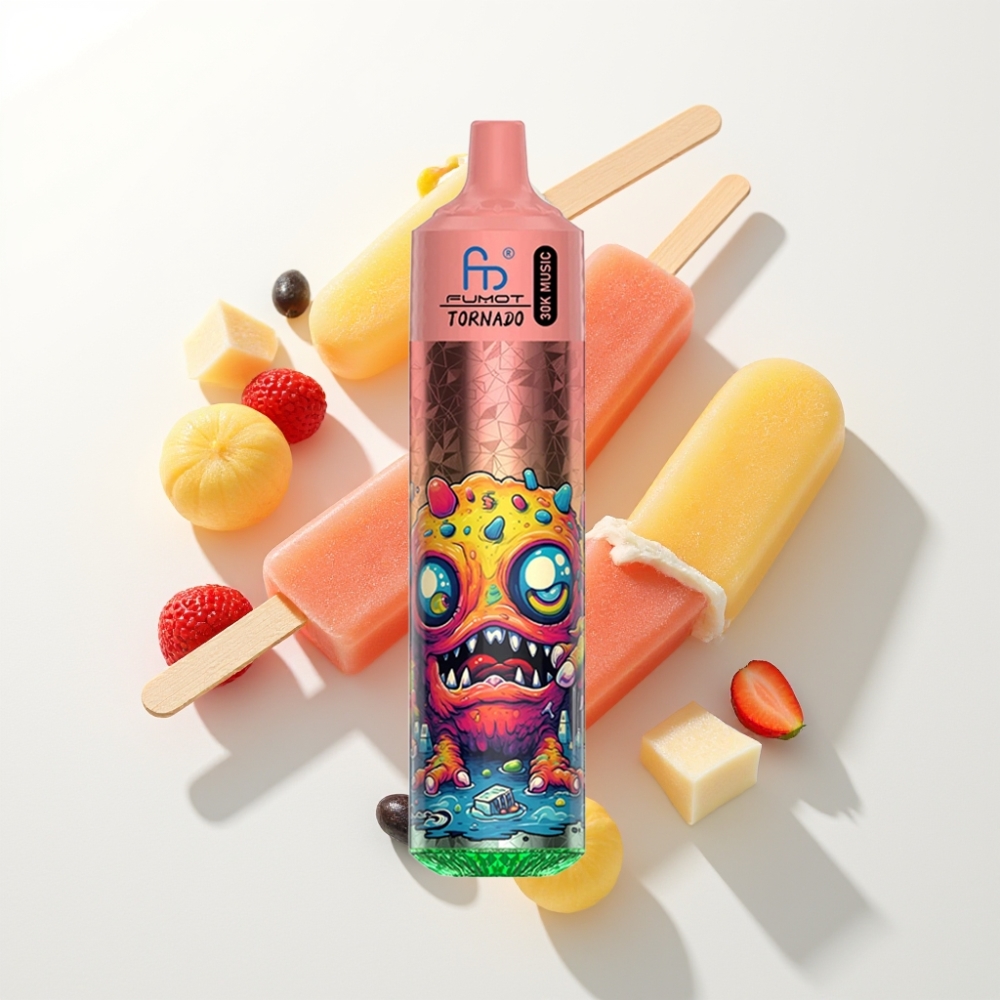 Fumot RandM Tornado 30000 Pufova Aroma Popsicle Led Display