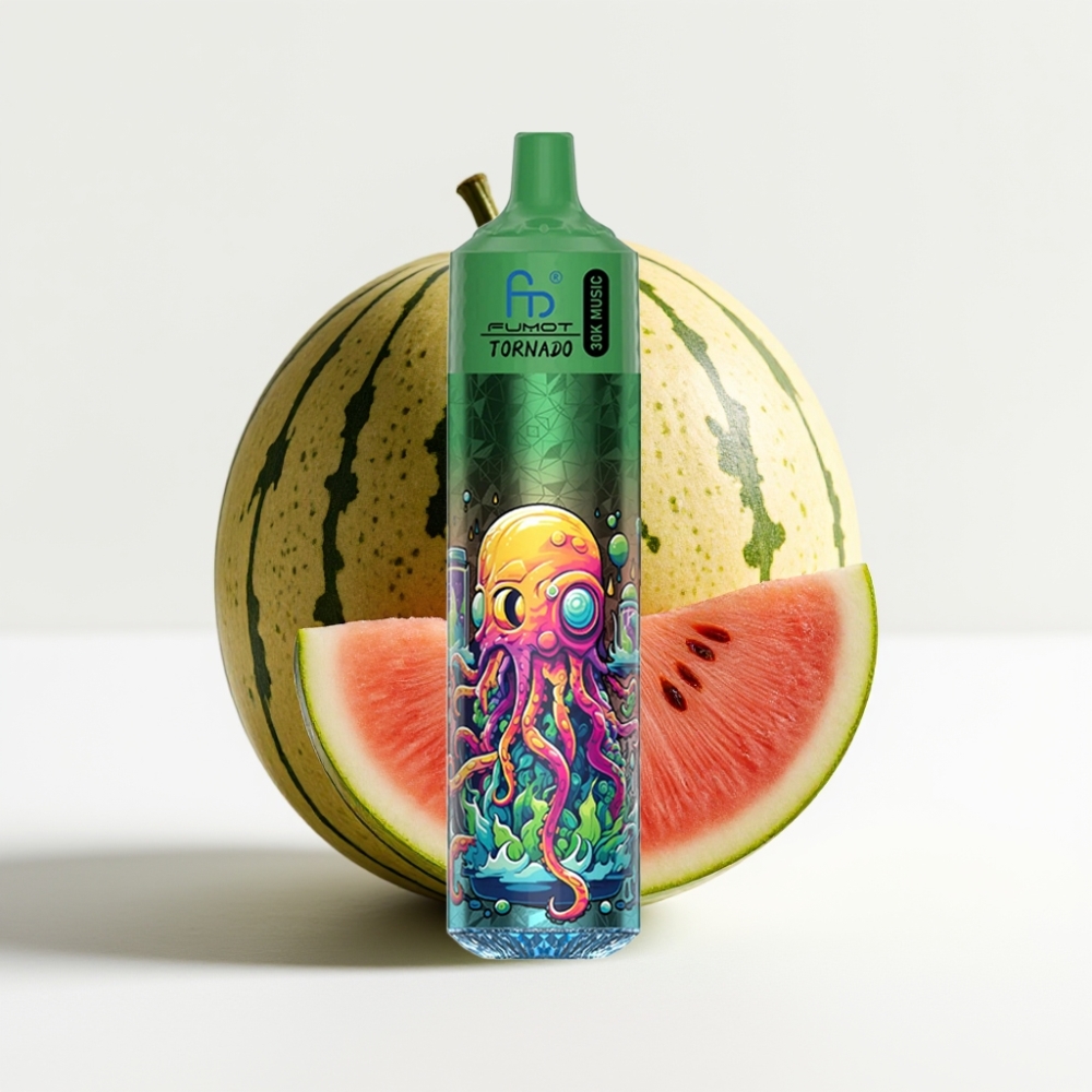 Fumot RandM Tornado 30000 Pusti LED displej Dinja Lubenica