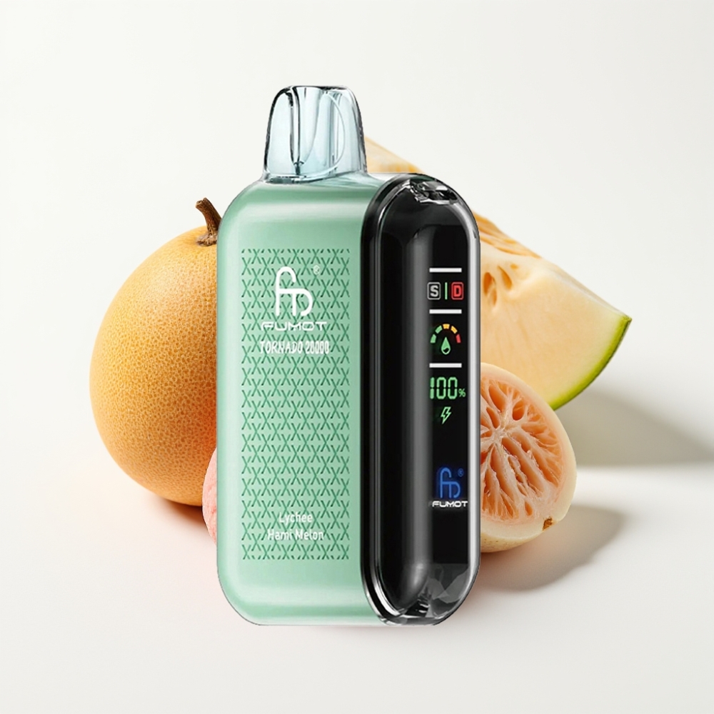 Fumot Tornado 20000 Puffs Dual Mesh Coil Aroma Liči Hami Dinja