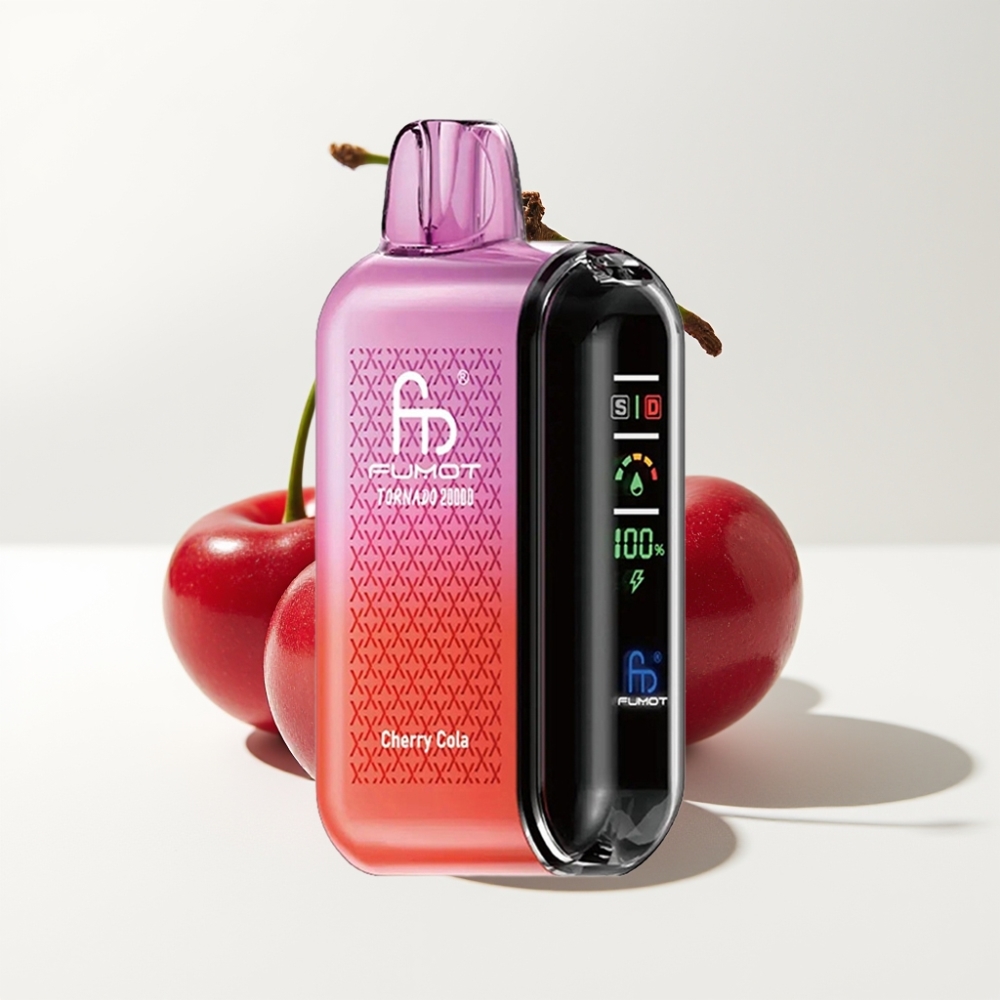 Fumot Tornado 20000 Puffs Dual Mesh Coil Aroma Trešnja Kola