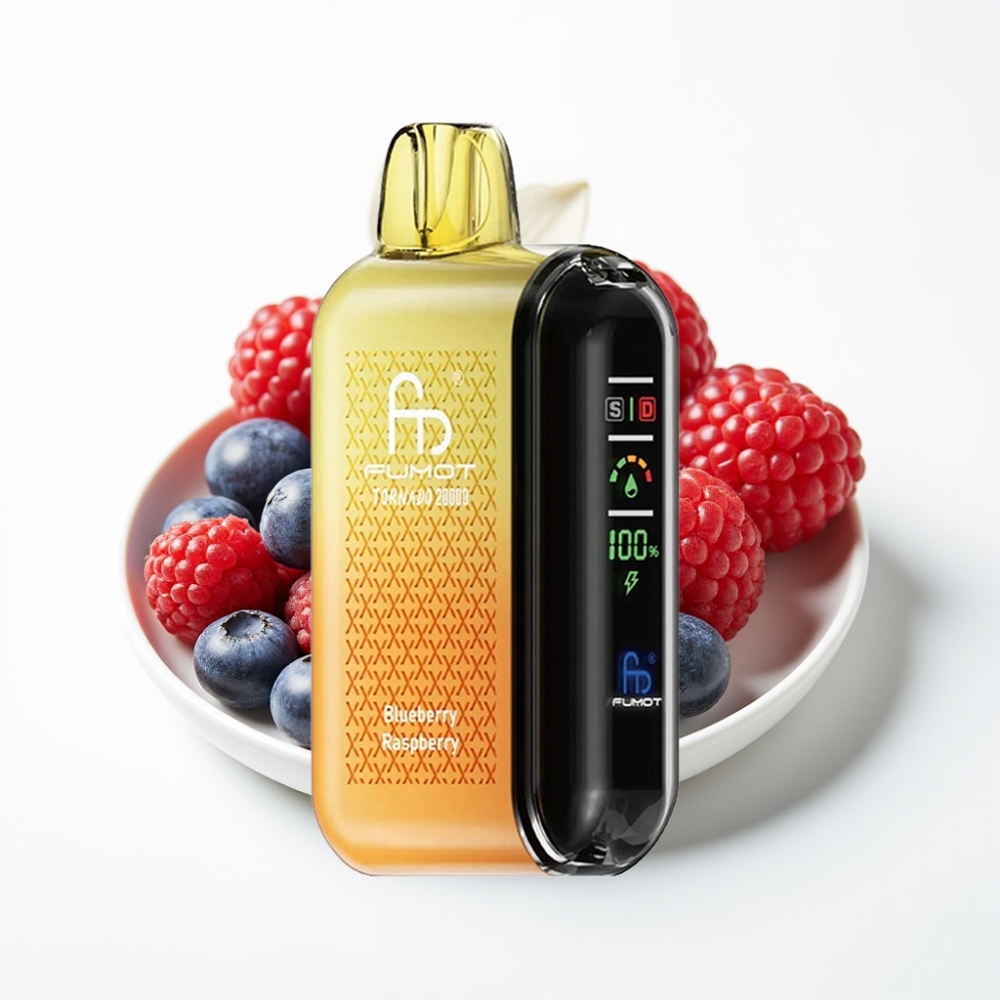 Fumot Tornado 20000 Puffs Dual Mesh Coil Okus Borovnica Malina