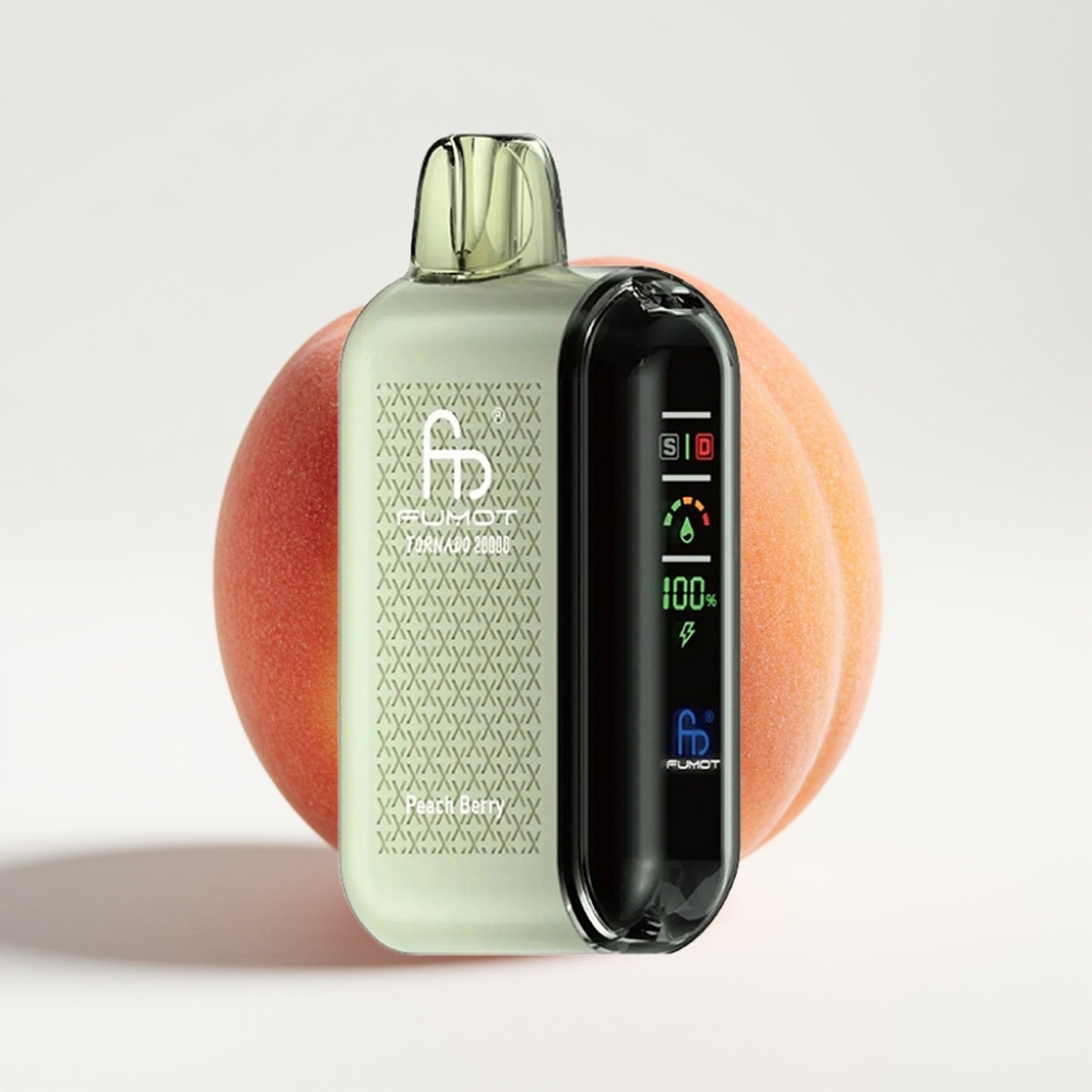 Fumot Tornado 20000 Puffs Dual Mesh Coil Okus Brestika i Breskve