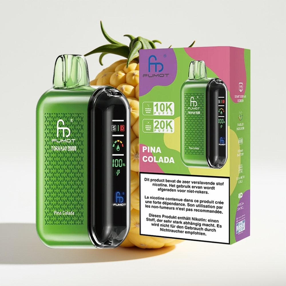 Fumot Tornado 20000 Puffs Dual Mesh Coil Pina Colada