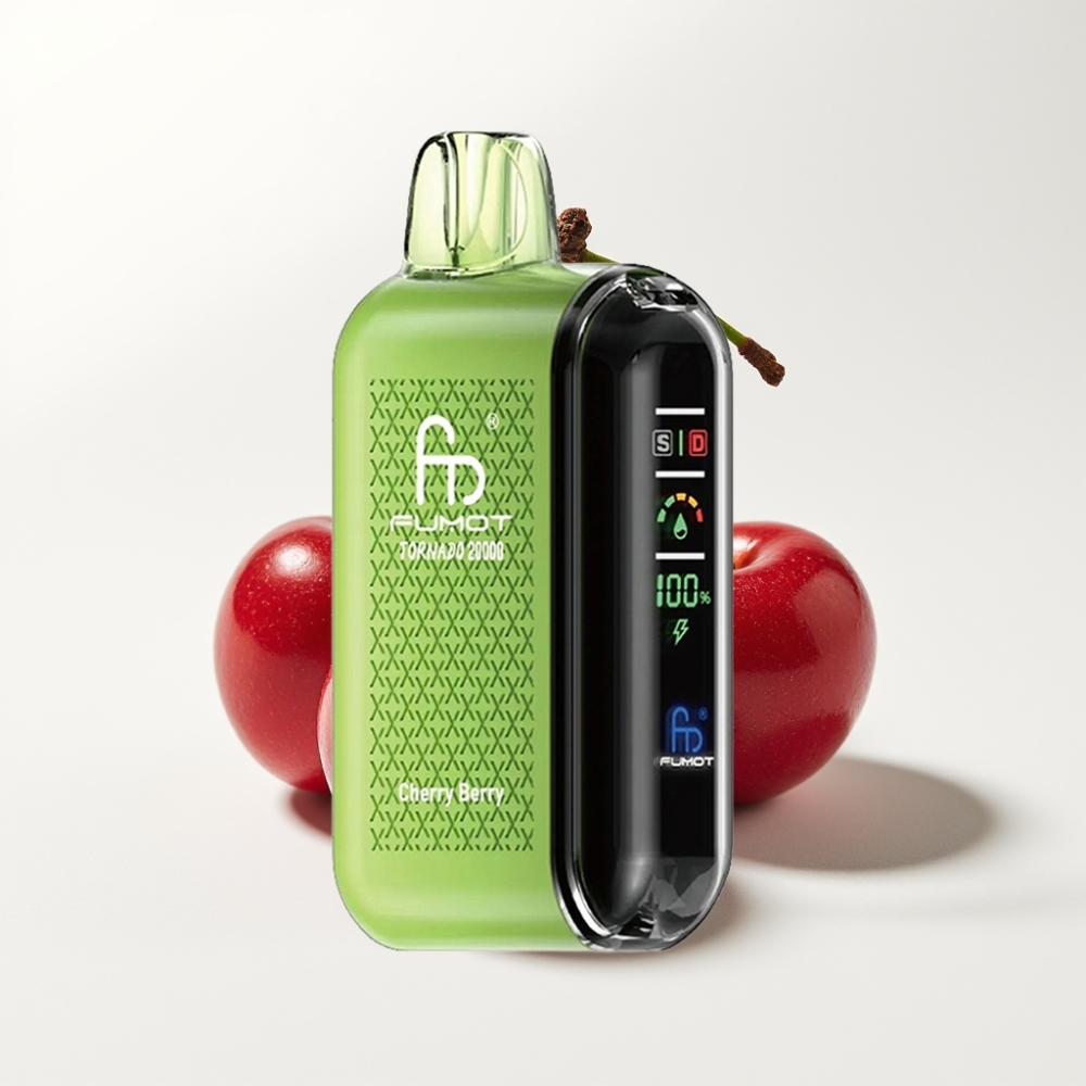 Fumot Tornado 20000 Puffs Dual Mesh Coil Trešnja Bobica