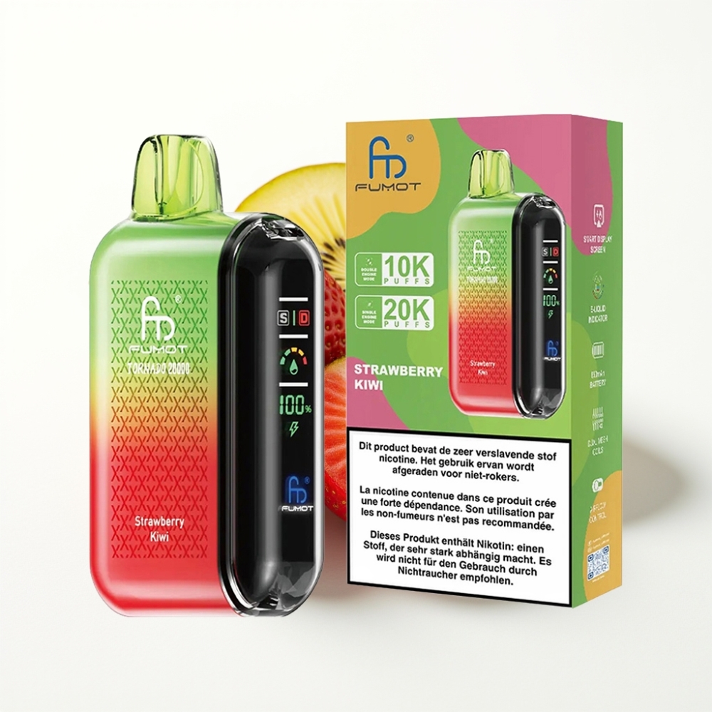 Fumot Tornado 20000 Puffs Dual Mesh Jagoda Kivi