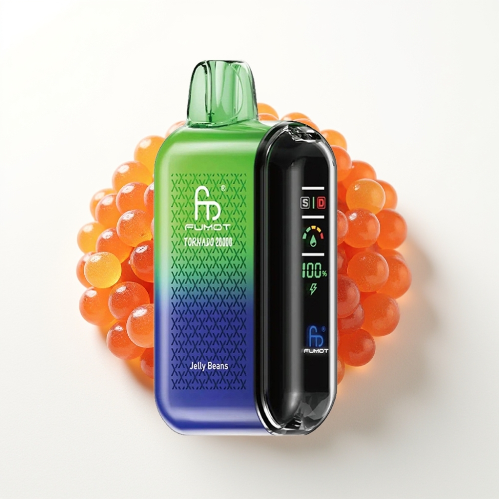 Fumot Tornado 20000 Puffs Žele Bombone Dual Mesh Coil