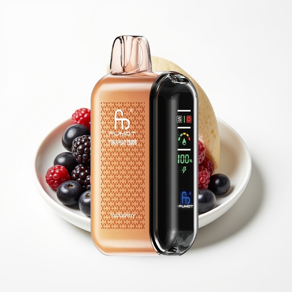 Fumot Tornado 20000 Pufova Dual Mesh Coil Okus Huckleberry