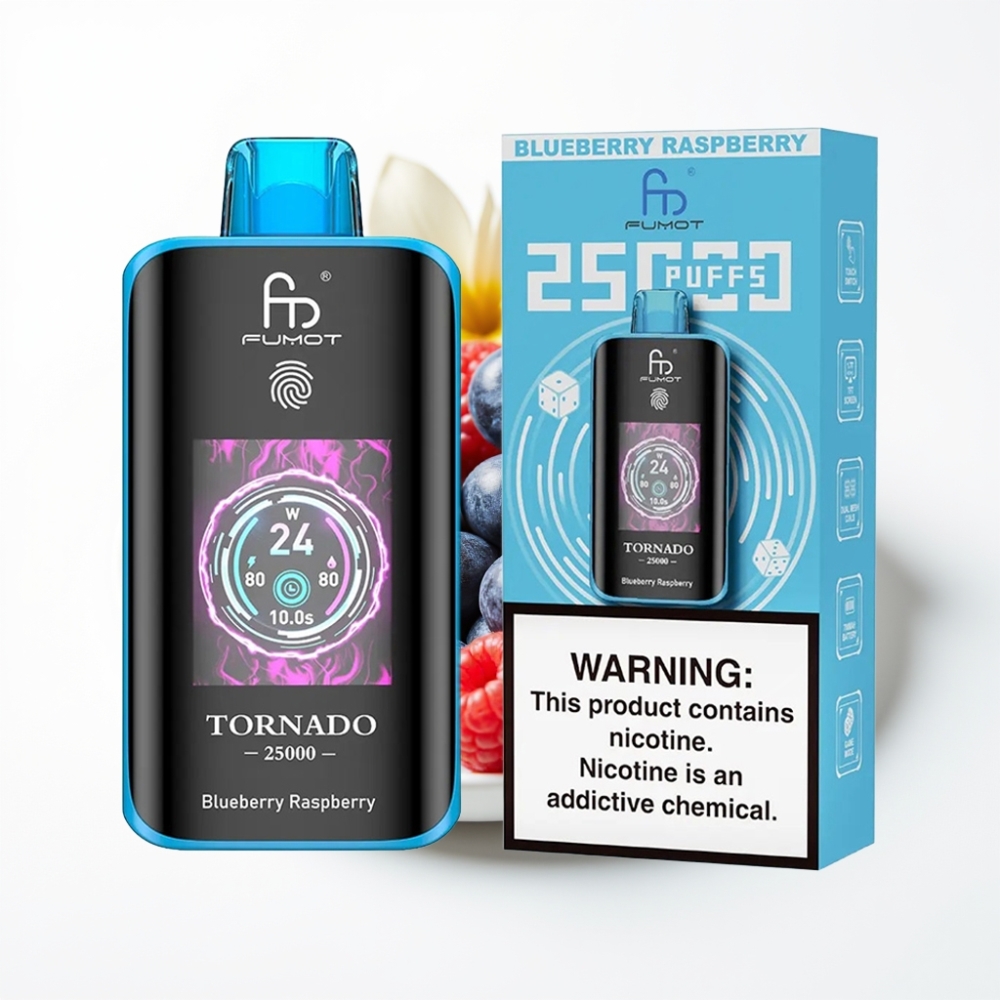 Fumot Tornado 25000 Puffs 20ml Borovnica Malina