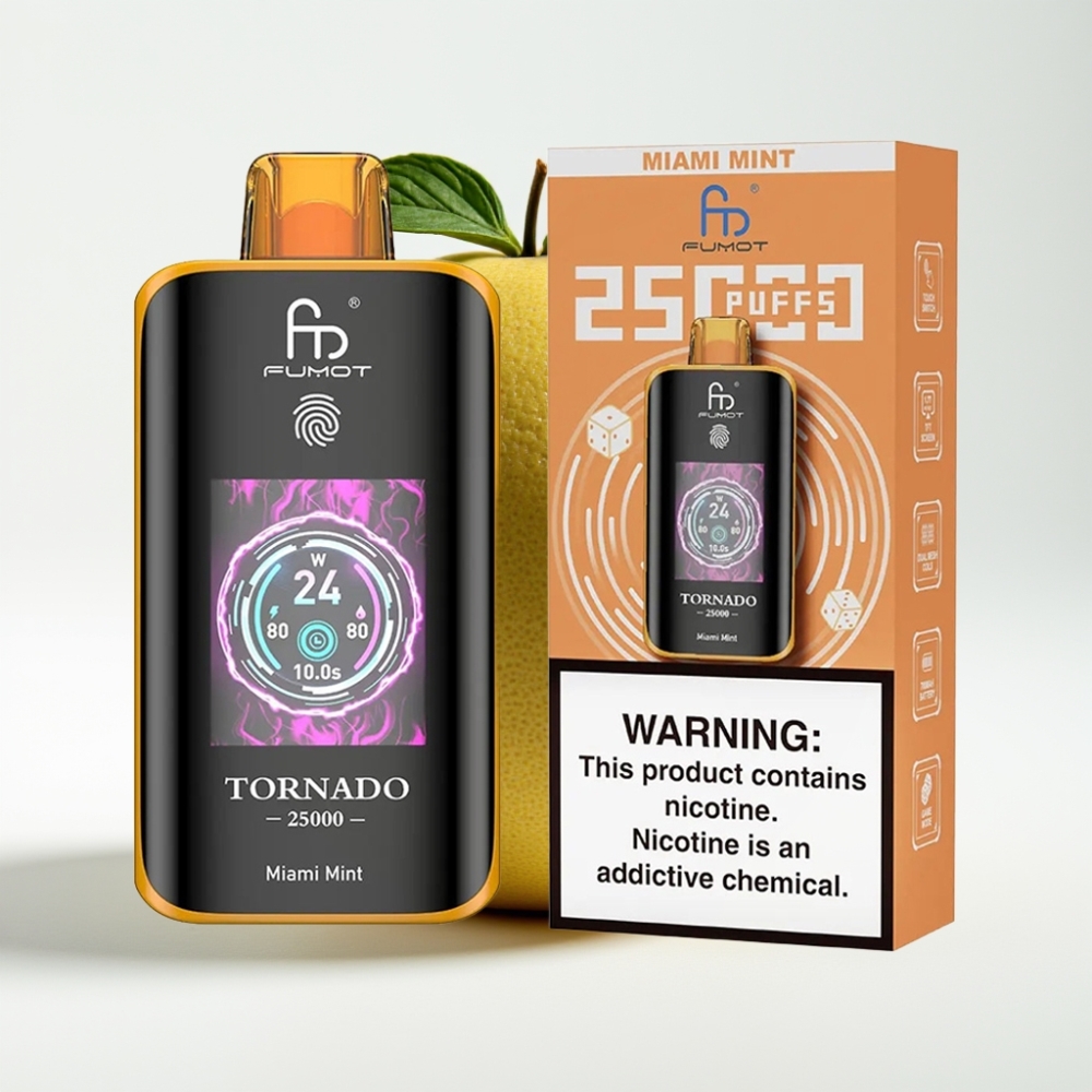 Fumot Tornado 25000 Puffs 20ml Miami Metvica