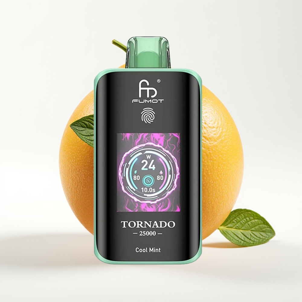 Fumot Tornado 25000 Puffs HD Ekran Cool Mint