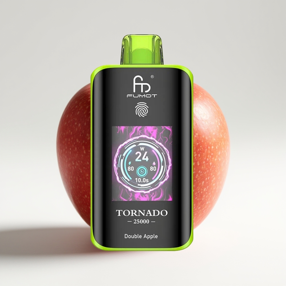 Fumot Tornado 25000 Puffs HD Ekran Dvostruka Jabuka