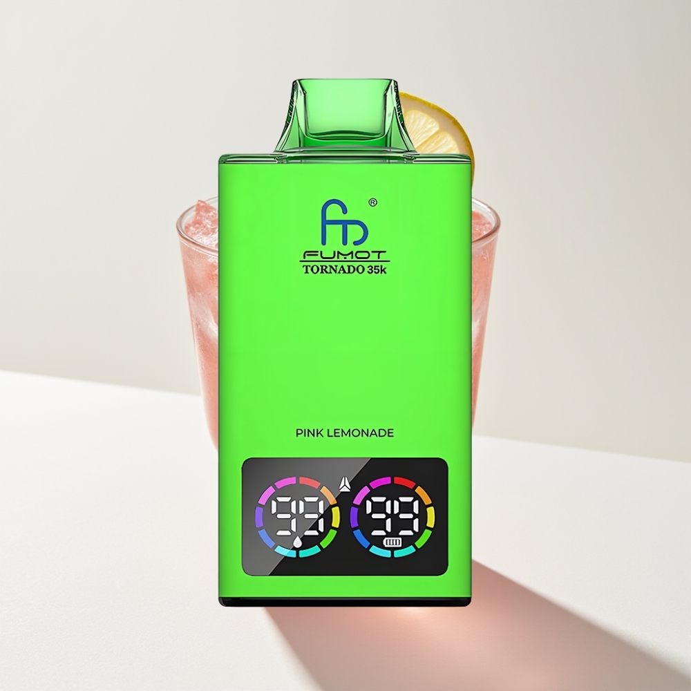 Fumot Tornado 35000 Dual Mesh Coil Pink Limunada