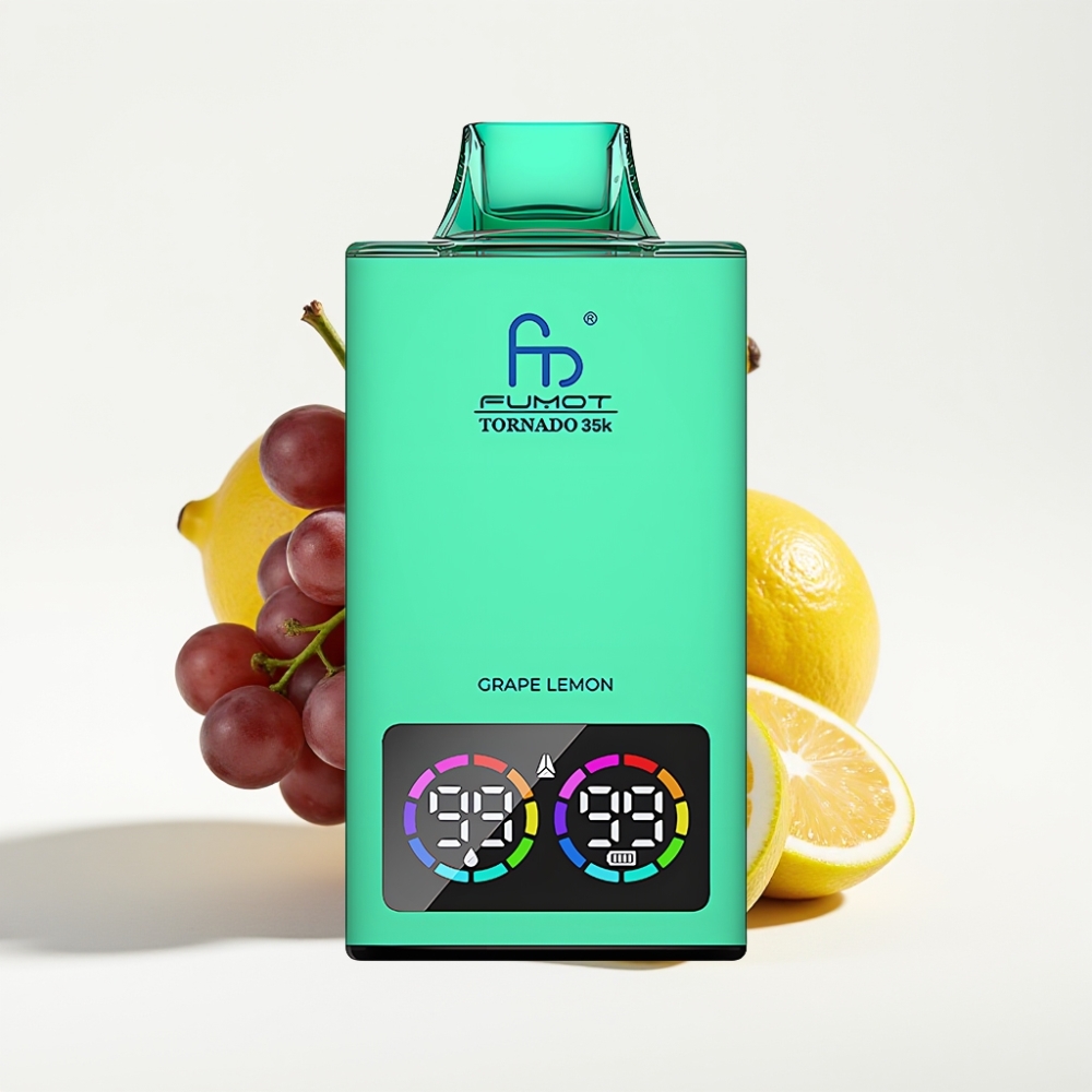 Fumot Tornado 35000 Puffovi Dual Mesh Coil Grožđe Limun