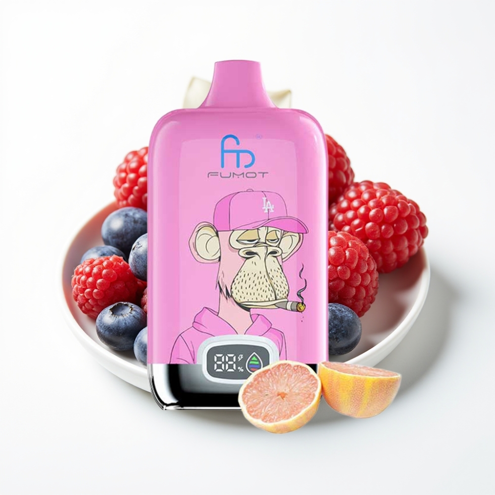 Fumot Tornado Digital Box 12000 Puffs 20ml Borovnica Malina