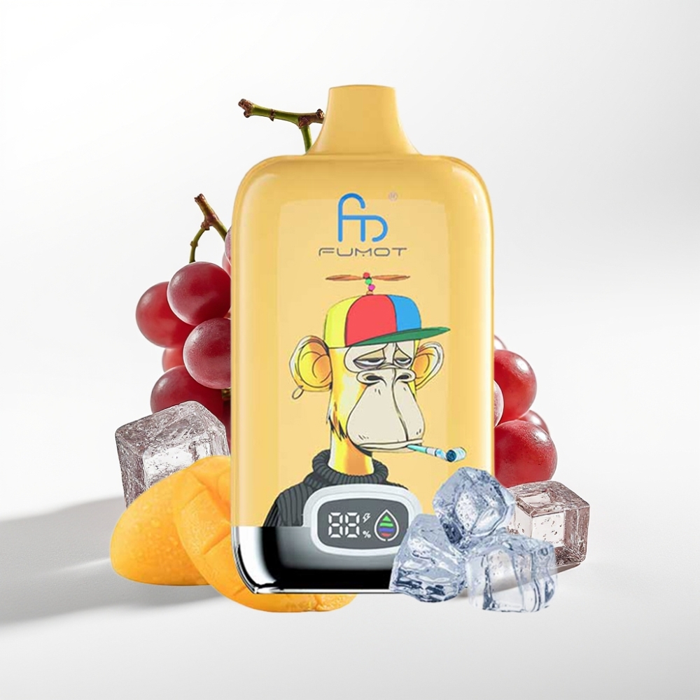 Fumot Tornado Digital Box 12000 Puffs 20ml Grozd Led